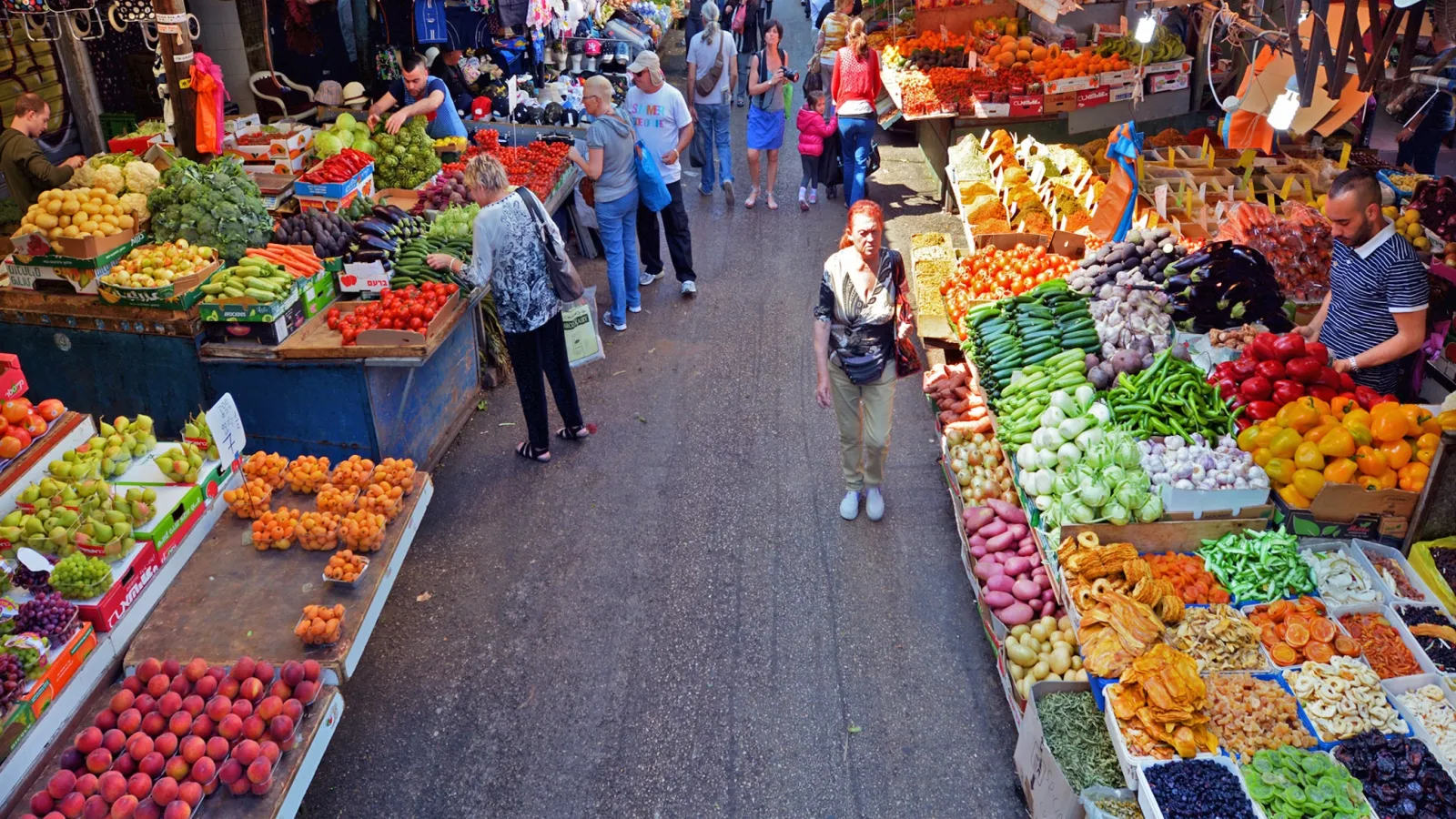 food market in Israel