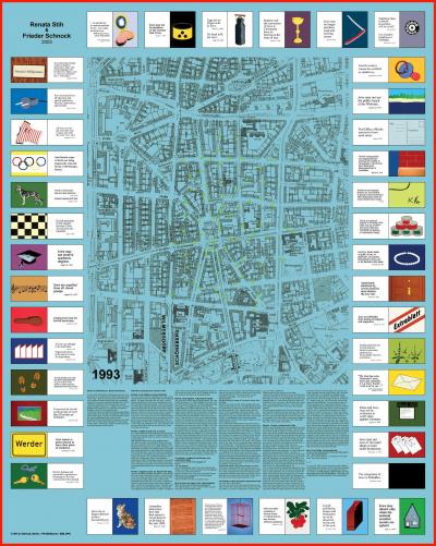 Map of the Berlin Holocaust Memorial