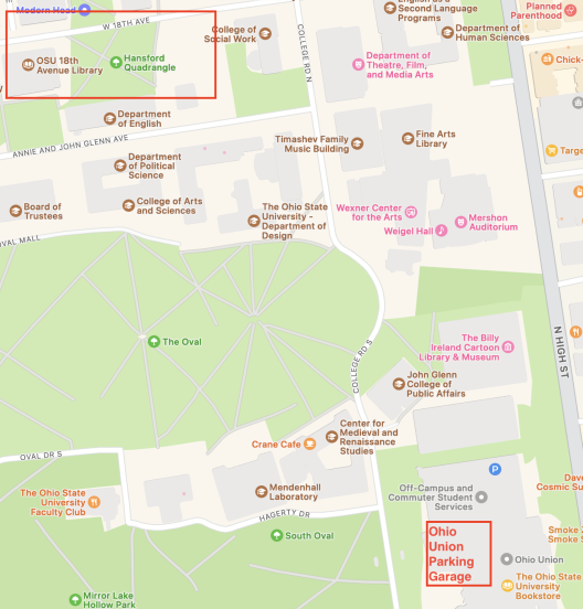 Map of the 18th Ave. library