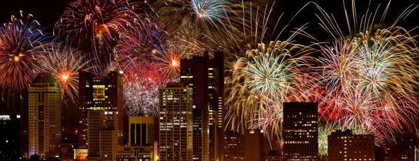 photo of fireworks in Columbus