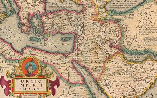 Antique map of the Ottoman Empire