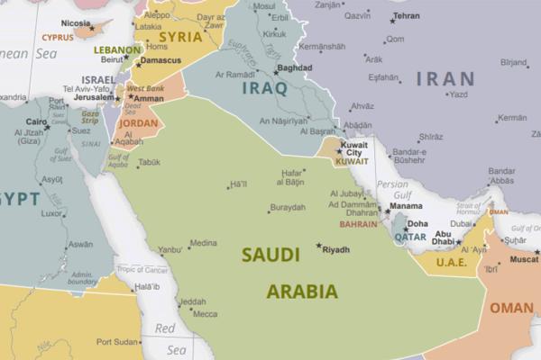 map of the Middle East